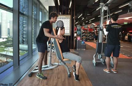 Fitness First At Marina Bay Financial Centre (MBFC), mechanical and electrical works by Wistec Engineers
