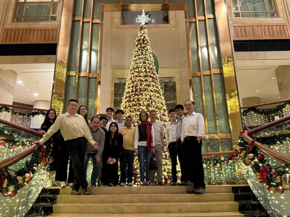 Wistec staff at a company gathering